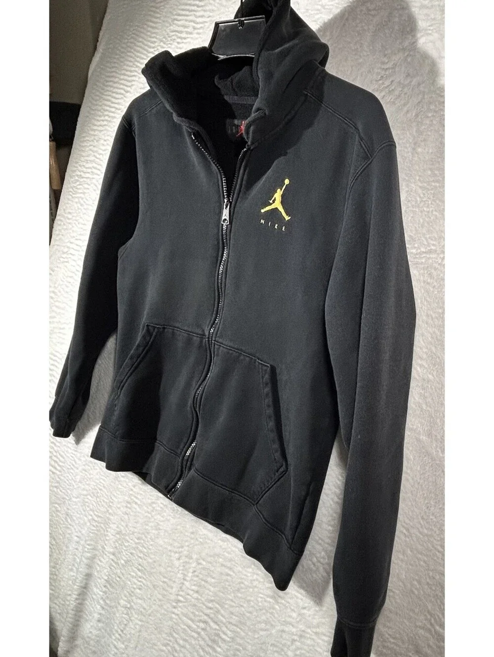 Vintage 1998 Jordan Nike Air Jumpman NBA Finals Full Zip Y2K S Hoodie